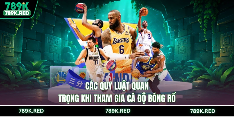 Các quy luật quan trọng khi tham gia cá độ bóng rổ